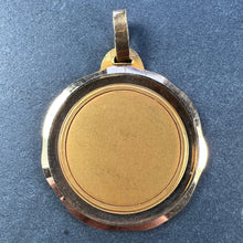 Load image into Gallery viewer, Large French Perriat Saint Christopher 18K Yellow Gold Pendant Medal
