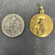 Load image into Gallery viewer, French 18K Yellow Gold Rasumny Wine and Wheat Harvest Charm Pendant
