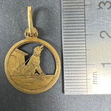 Load image into Gallery viewer, French 18K Yellow Gold Dog House Charm Pendant
