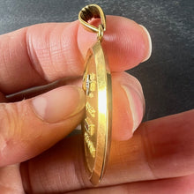 Load image into Gallery viewer, Extra Large Augis Plus Qu’Hier Ruby Diamond 18K Yellow Gold Love Pendant
