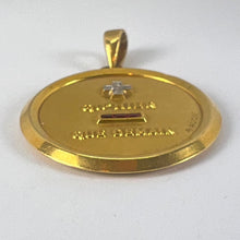 Load image into Gallery viewer, Extra Large Augis Plus Qu’Hier Ruby Diamond 18K Yellow Gold Love Pendant
