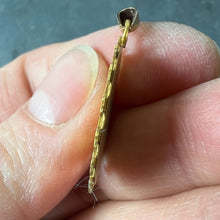 Load image into Gallery viewer, Vintage French Virgin Mary 18K Yellow Gold Medal Pendant
