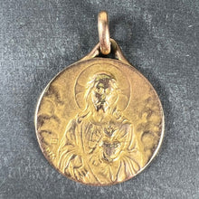 Load image into Gallery viewer, French Sacred Heart Madonna Child Rolled 18K Yellow Gold Filled Charm Pendant
