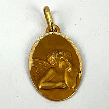 Load image into Gallery viewer, French Augis Raphael’s Cherub 18K Yellow Gold Charm Pendant
