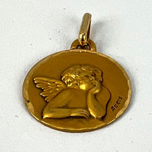 Load image into Gallery viewer, French Augis Raphael’s Cherub 18K Yellow Gold Charm Pendant
