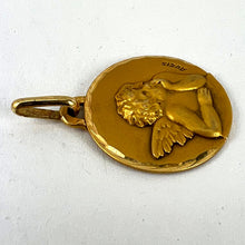 Load image into Gallery viewer, French Augis Raphael’s Cherub 18K Yellow Gold Charm Pendant
