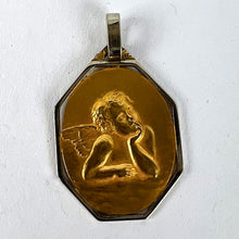 Load image into Gallery viewer, French Raphael’s Cherub 18K Yellow White Gold Charm Pendant
