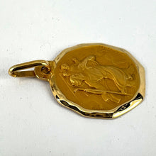 Load image into Gallery viewer, Augis Grun French Saint Christopher 18K Yellow Gold Charm Pendant
