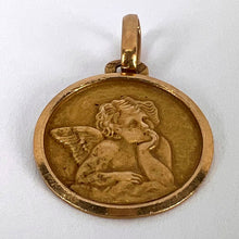Load image into Gallery viewer, French Rafael’s Cherub 18K Yellow Gold Charm Pendant
