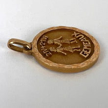 Load image into Gallery viewer, French Zodiac Gemini Starsign 18K Yellow Gold Charm Pendant
