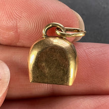 Load image into Gallery viewer, 18K Yellow Gold Bell Charm Pendant
