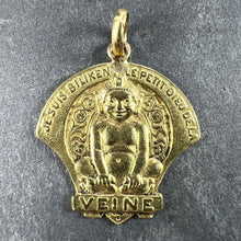 Load image into Gallery viewer, French Biliken Elf 18K Yellow Gold Good Luck Protection Charm Pendant
