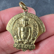 Load image into Gallery viewer, French Biliken Elf 18K Yellow Gold Good Luck Protection Charm Pendant
