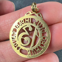 Load image into Gallery viewer, Lucky &#39;Number 13&#39; 18K Yellow Gold Good Luck Charm Pendant
