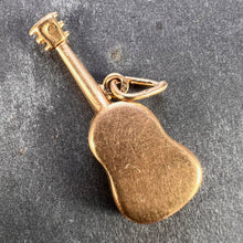 Load image into Gallery viewer, French Guitar 18K Yellow Gold Charm Pendant
