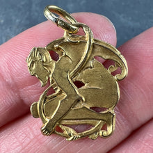 Load image into Gallery viewer, Devil 18K Yellow Gold Good Luck Charm Pendant
