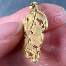 Load image into Gallery viewer, Devil 18K Yellow Gold Good Luck Charm Pendant
