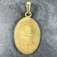 Load image into Gallery viewer, Arnault Art Nouveau French Madonna and Child 18K Yellow Gold Medal Pendant
