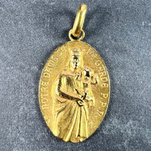 Load image into Gallery viewer, French Notre Dame de la Garde Marseilles 18 Karat Yellow Gold Charm Pendant
