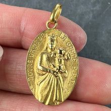 Load image into Gallery viewer, French Notre Dame de la Garde Marseilles 18 Karat Yellow Gold Charm Pendant
