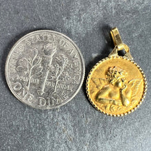 Load image into Gallery viewer, French Raphael’s Cherub 18K Yellow Gold Charm Pendant
