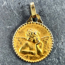 Load image into Gallery viewer, French Raphael’s Cherub 18K Yellow Gold Charm Pendant
