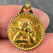 Load image into Gallery viewer, French Raphael’s Cherub 18K Yellow Gold Charm Pendant
