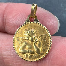 Load image into Gallery viewer, French Raphael’s Cherub 18K Yellow Gold Charm Pendant
