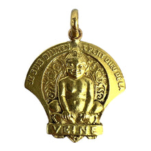 Load image into Gallery viewer, French Biliken Elf 18K Yellow Gold Good Luck Protection Charm Pendant
