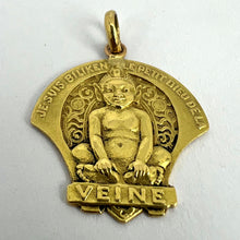 Load image into Gallery viewer, French Biliken Elf 18K Yellow Gold Good Luck Protection Charm Pendant
