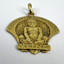 Load image into Gallery viewer, French Biliken Elf 18K Yellow Gold Good Luck Protection Charm Pendant
