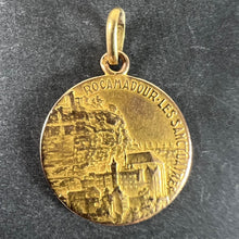 Load image into Gallery viewer, French Notre Dame de Rocamadour Virgin Mary 18 Karat Yellow Gold Medal Charm
