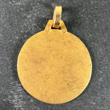Load image into Gallery viewer, Vintage French St Christopher 18K Yellow Gold Charm Pendant
