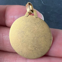 Load image into Gallery viewer, Vintage French St Christopher 18K Yellow Gold Charm Pendant
