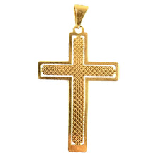 Load image into Gallery viewer, Vintage French 18K Yellow Gold Cross Pendant

