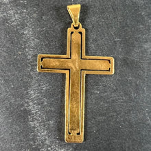 Load image into Gallery viewer, Vintage French 18K Yellow Gold Cross Pendant

