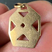 Load image into Gallery viewer, French 18K Yellow Gold Enamel ‘Reussite’ Aces Gambling Cards Lucky Charm Pendant
