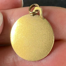 Load image into Gallery viewer, French Zodiac Leo Starsign 18K Yellow Gold Charm Medal Pendant
