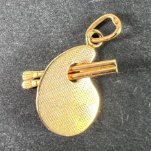 Load image into Gallery viewer, Vintage French Artist&#39;s Palette 18K Yellow Gold Enamel Charm Pendant
