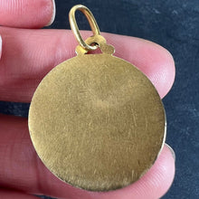 Load image into Gallery viewer, French Dropsy Virgo Gloriosa 18K Yellow Gold Virgin Mary Medal Pendant
