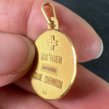 Load image into Gallery viewer, Augis French More Than Yesterday 18K Yellow Gold Love Charm Pendant
