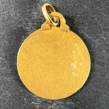 Load image into Gallery viewer, Vintage French Saint Isabelle of France 18 Karat Yellow Gold Medal Charm Pendant
