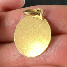 Load image into Gallery viewer, Vintage French Raphael’s Cherub 18K Yellow Gold Medal Pendant
