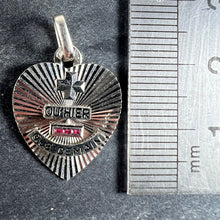 Load image into Gallery viewer, Augis More Than Yesterday Heart 18K White Gold Ruby Love Charm Pendant
