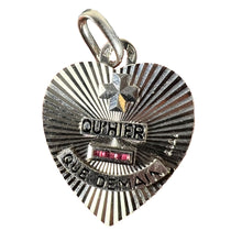 Load image into Gallery viewer, Augis More Than Yesterday Heart 18K White Gold Ruby Love Charm Pendant
