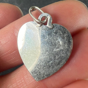 Augis More Than Yesterday Heart 18K White Gold Ruby Love Charm Pendant