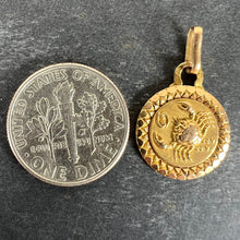 Load image into Gallery viewer, French Cancer Zodiac Starsign 18K Yellow Gold Perroud Charm Pendant
