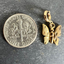 Load image into Gallery viewer, Butterfly 9K Yellow Gold Charm Pendant
