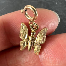 Load image into Gallery viewer, Butterfly 9K Yellow Gold Charm Pendant
