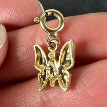 Load image into Gallery viewer, Butterfly 9K Yellow Gold Charm Pendant
